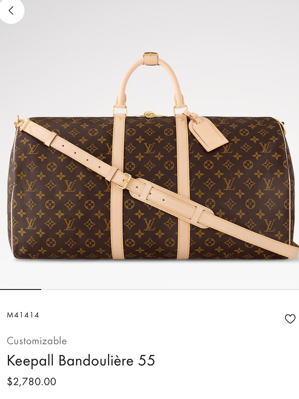 Louis Vuitton Monogram Canvas Duffel with Natural Vachetta Trim - Picture 8 of 8